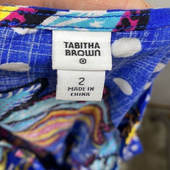 Tabitha Brown x Target Floral Maxi Dress Size 2 - Picture 2 of 6